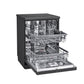 LG DFB424FM 14 Place Setting Dishwasher | TrueSteam, QuadWash, EasyRack Plus, Wi-Fi Enabled, Matte Black, Inverter Direct Drive Motor | Freestanding Dishwasher for Indian Kitchens