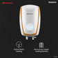 Havells Instanio 3L Instant Water Heater(Geyser)|Temp. Sensing LED Indicator| Rust & Shock Proof Body| ISI Marked|Warranty:5 year on Inner Tank| High Rise Compatible(White Mustard) GHWAIAPWH003