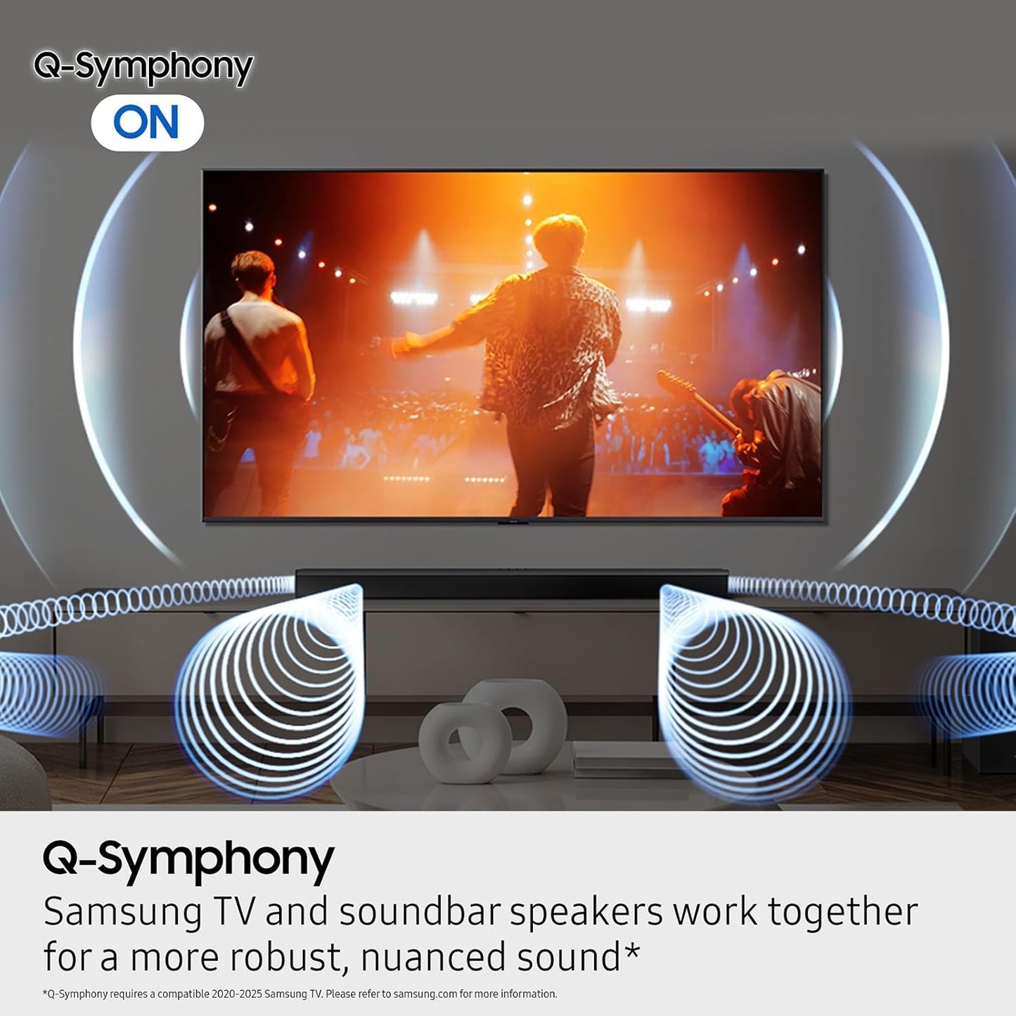 Samsung HW-B750F 5.1 Channel Soundbar (2025 Model) with Subwoofer | Dolby Audio, Q-Symphony, Game Mode, Bluetooth TV Connection – 400W | Buy Online at Best Price