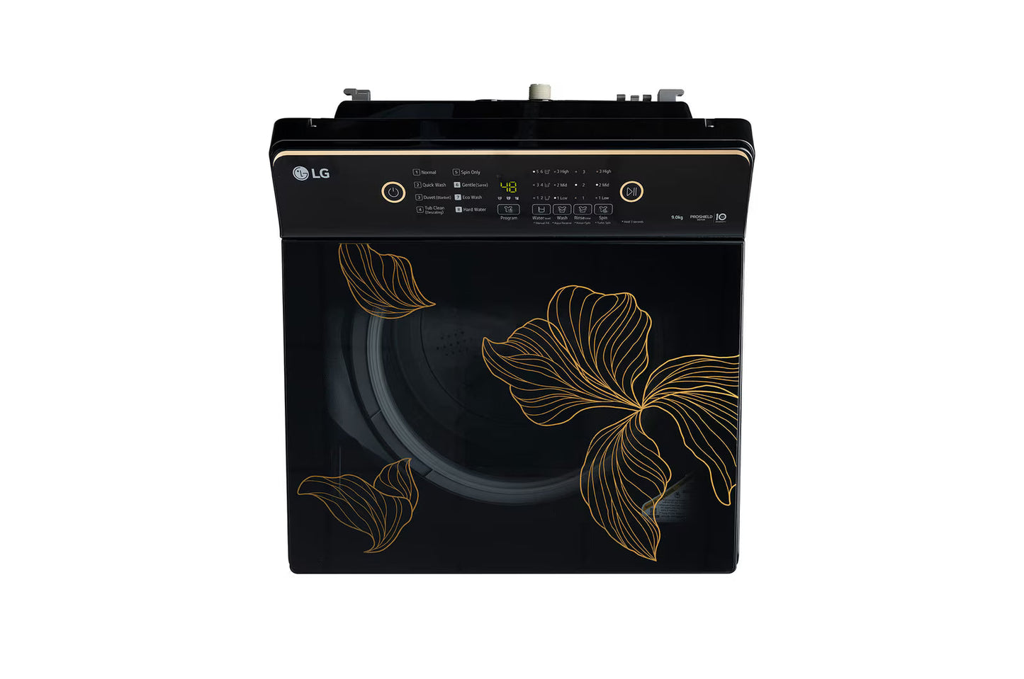 LG T90KMOB1Z 9Kg Top Load Washing Machine, Hard Water Wash, Onyx Black, 5 Star 2025