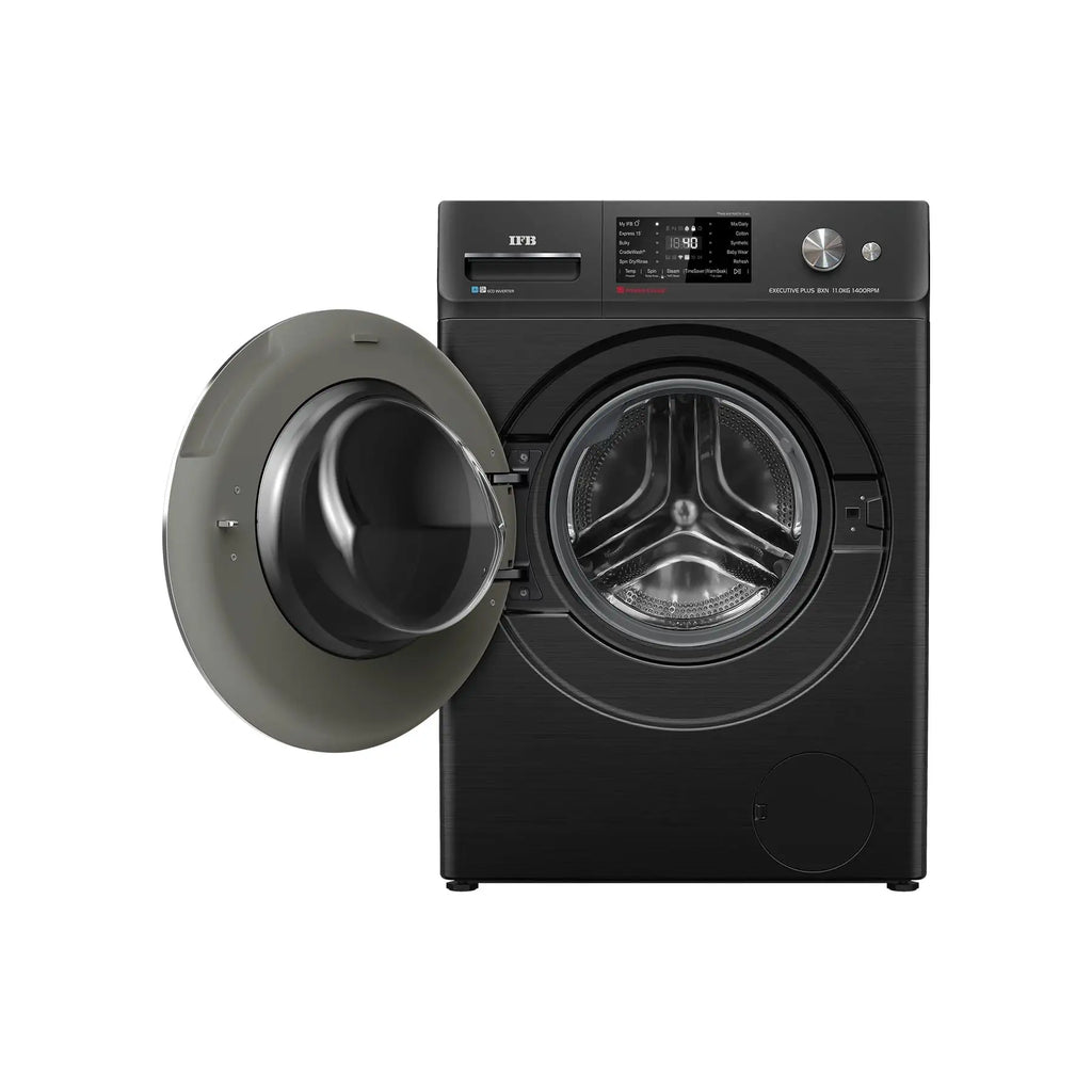 IFB 11 Kg EXECUTIVE PLUS BXN 1114KH 5 Star AI-Powered Front Load Washing Machine (Black VCM) | Eco Inverter Motor | Steam Refresh | 1400 RPM | Wi-Fi Enabled