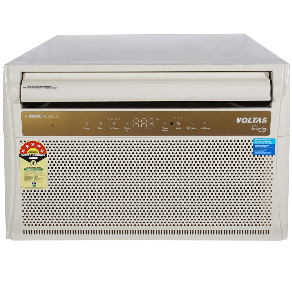 Voltas 185V Vertis Topaz 1.5 Ton 5 Star Inverter Window AC – Copper Condenser, R32 Refrigerant, High Ambient Cooling, Made in India