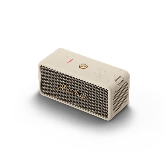 Marshall Middleton 60W Portable Bluetooth Speaker (Cream) with 20+ Hours Playtime, IP67 Waterproof, True Stereophonic Sound & Stack Mode