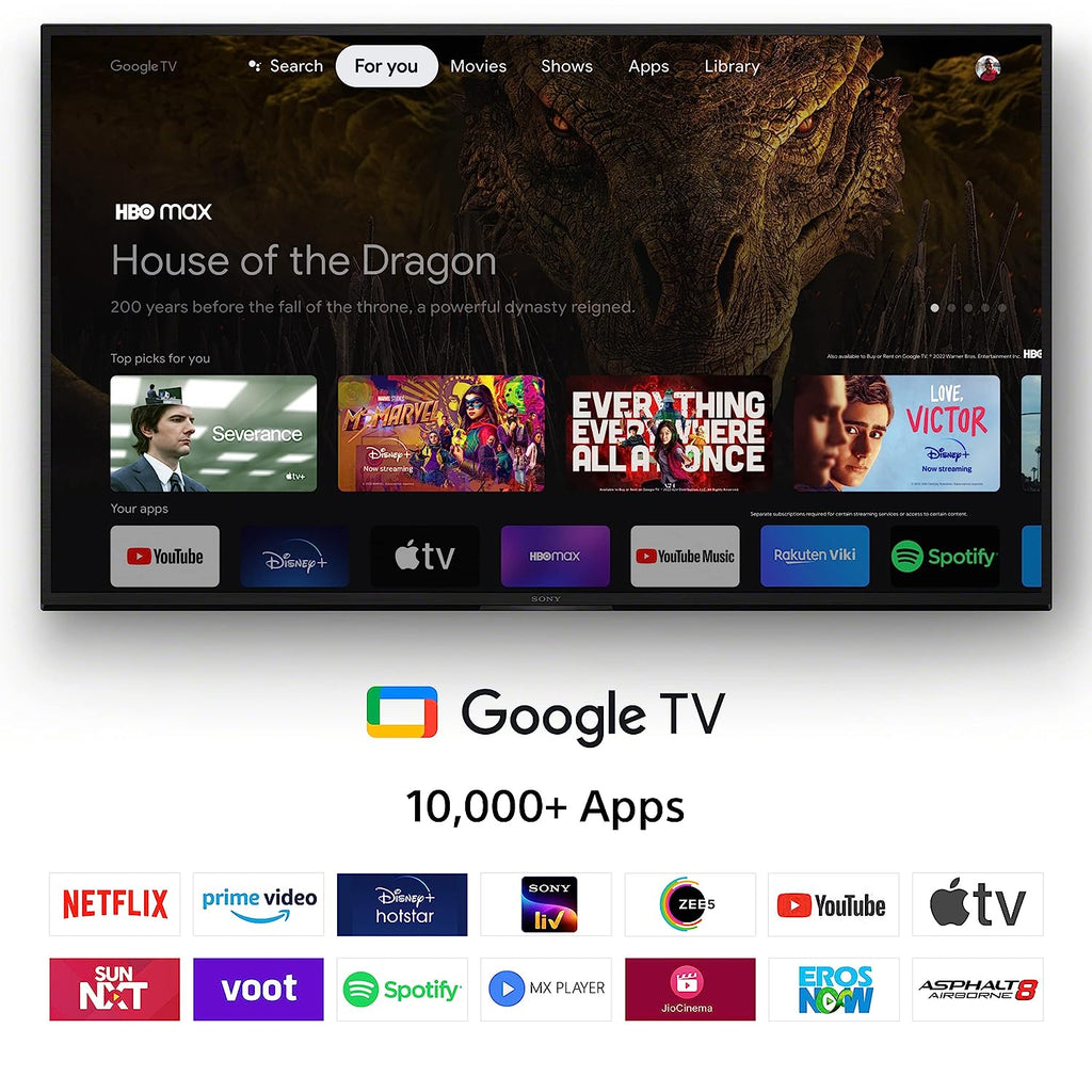 Sony Bravia KD-43X75L 43 Inch 4K Ultra HD Smart LED Google TV – X1 4K Processor, Dolby Audio, HDR