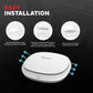 Honeywell Move Pure3 Car Air Purifier – HEPA H12 Filter, Ionizer, Odour Removal, 3 USB Ports, CADR 24 m³/h – White