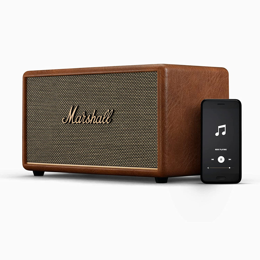 Marshall Stanmore III Bluetooth Wireless Speaker (Brown) with Signature Sound, Dynamic Loudness, Bluetooth 5.2, Multi-Input & Sustainable Design