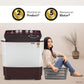 LG P105ASRAZ 10.5 kg 5 Star Wind jet dry Semi-Automatic Top Load Washing Machine ( Burgundy, Roller Jet Pulsator)