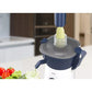 Philips HL7566/00 500W Daily Collection Juicer with 58mm Feeding Tube, Cutter Sieve & Dual Locking System – Deep Azure