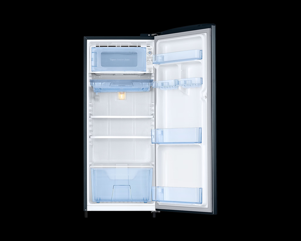 Samsung 184L 2 Star Digital Inverter Direct-Cool Single Door Refrigerator(RR20C2712U8/NL,Blooming Saffron Blue)