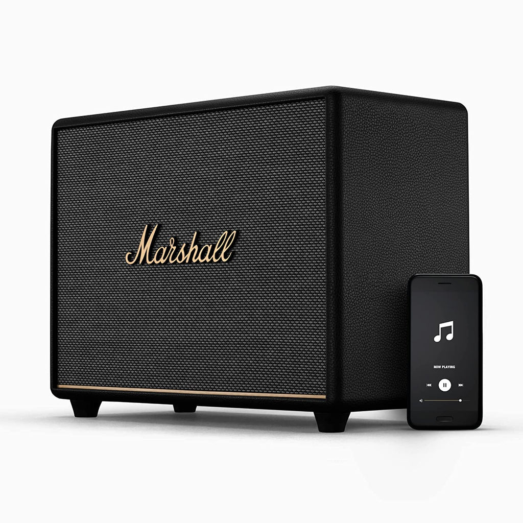 Marshall Woburn III Bluetooth Home Speaker (Black) | 3-Way Driver
