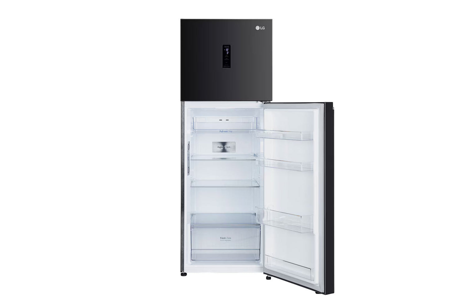 LG GL-T342TESX 322L Double Door Refrigerator, LG ThinQ, Wifi Convertible +Door Cooling , Ebony Sheen, 3 Star