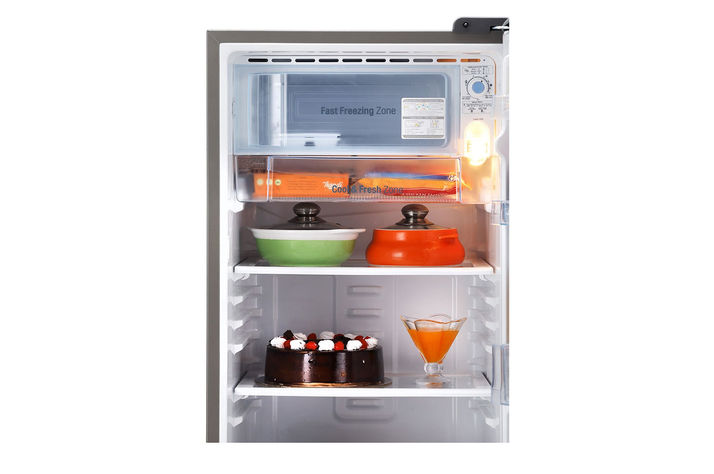 LG GL-B231AELD 210L Direct Cool Single Door 3 Star Refrigerator with Fast Ice Making Color Emerald Lotus