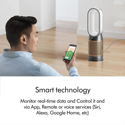 Dyson Hot + Cool HP12 Air Purifier (White &amp; Gold) with HEPA H13 Filter, Air Multiplier™ &amp; Formaldehyde Destruction | Suraj Electronics Delhi NCR