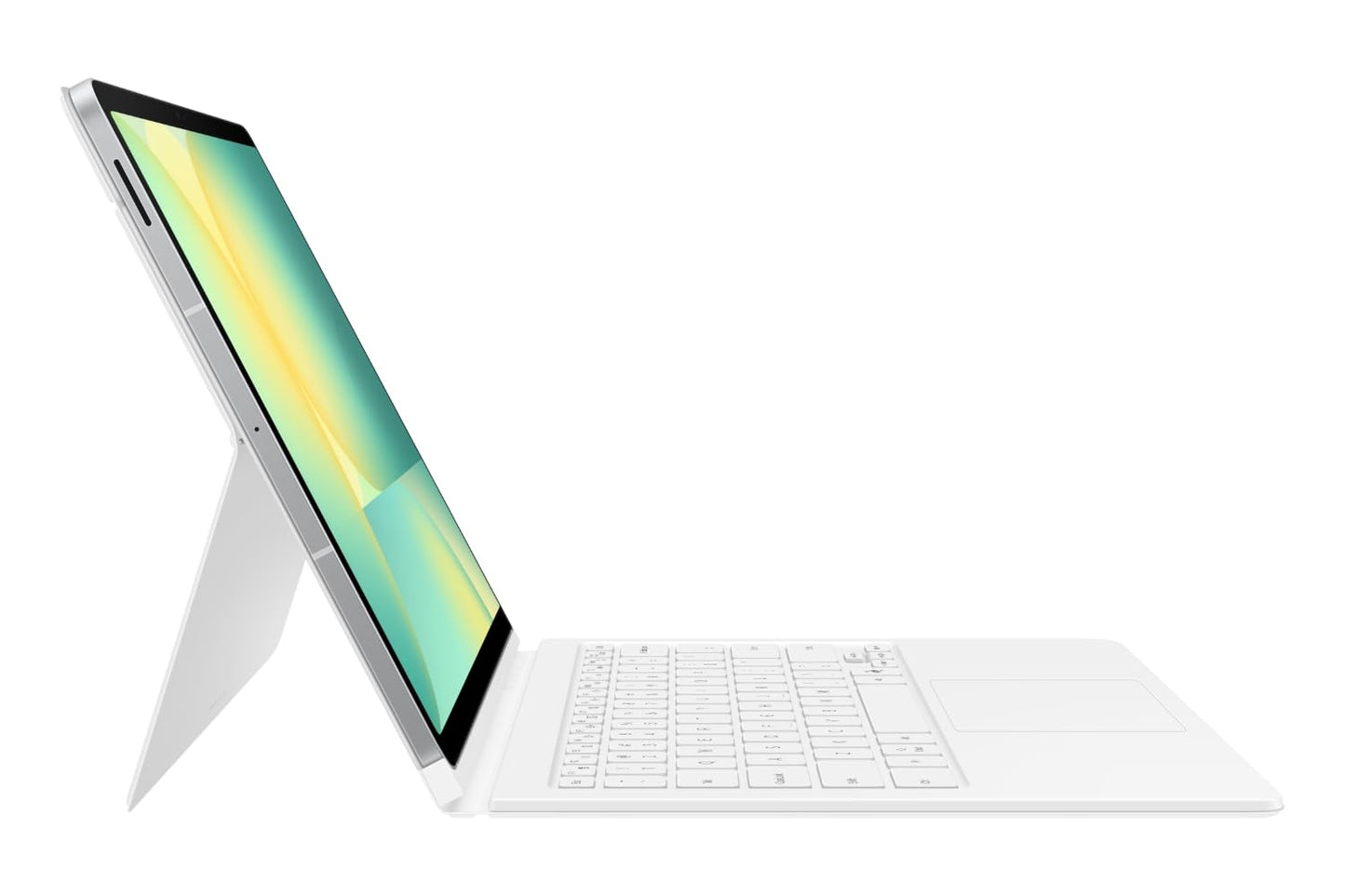 Samsung Galaxy Tab S10 FE+ Book Cover Keyboard with AI Key, White