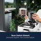 De’Longhi Rivelia EXAM440.55.W | Fully Automatic Coffee Machine | Bean-to-Cup | LatteCrema Hot | 3.5” Touch Display |White Suraj Electronics Delhi NCR