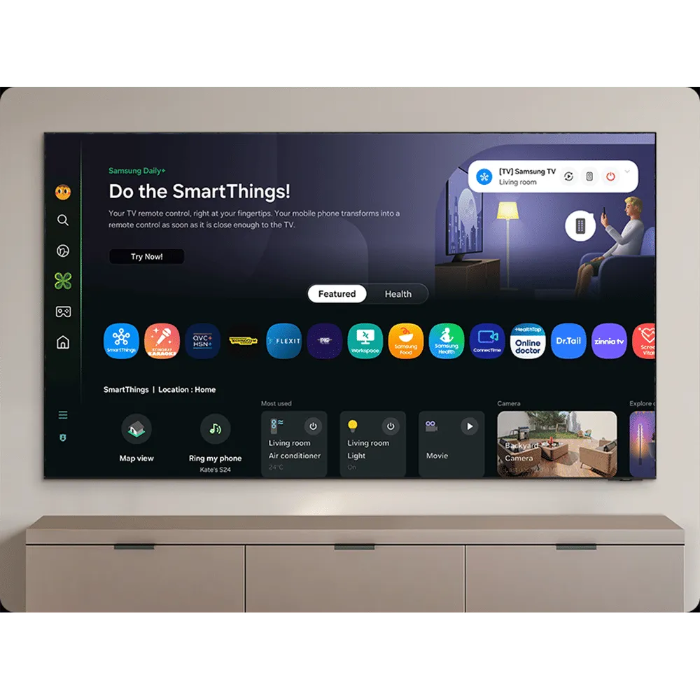 SAMSUNG QA98Q7FAAUXXL 248.9 cm (98 inch) QLED 4K Ultra HD Smart Tizen TV with Google Voice Assistant