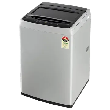 LG T75VBSF1Z 7.5 Kg 5 Star Top Load Washing Machine (Smart Inverter Motor, TurboDrum, Auto Pre Wash, Middle Free Silver)