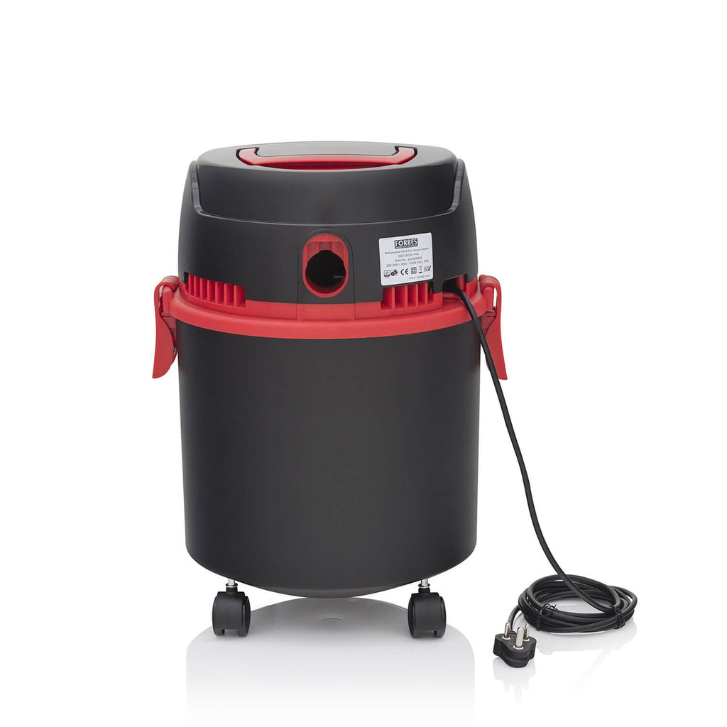 Eureka Forbes Trendy Wet & Dry DX 1150-Watt Vacuum Cleaner (Black & Red) – Powerful Suction & Blower, Dual Function for Wet & Dry Cleaning, 10L Dust + 8L Water Capacity