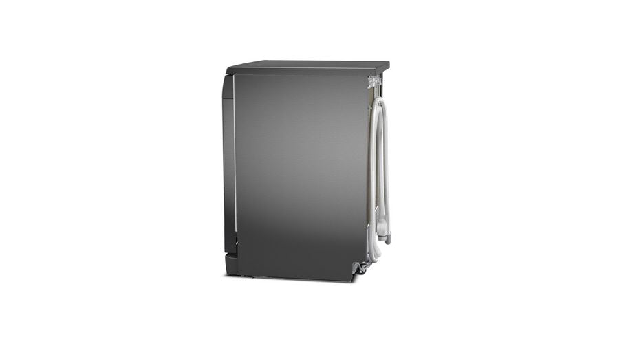 Bosch SMS6HMC00I 15 Place Settings Free-Standing Dishwasher | Brushed Black Steel | Home Connect Wi-Fi | SpeedPerfect+ | Suraj Electronics Delhi NCR