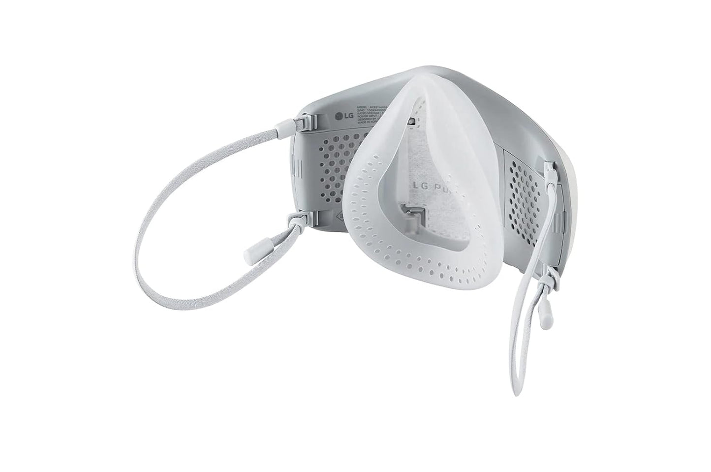 LG Puricare Wearable Air Purifier AP551AWFA/AP551ABFA | HEPA Filter | Dual Fan Breathing Assist | VoiceON | 8 Hrs Battery | Creamy White | Suraj Electronics