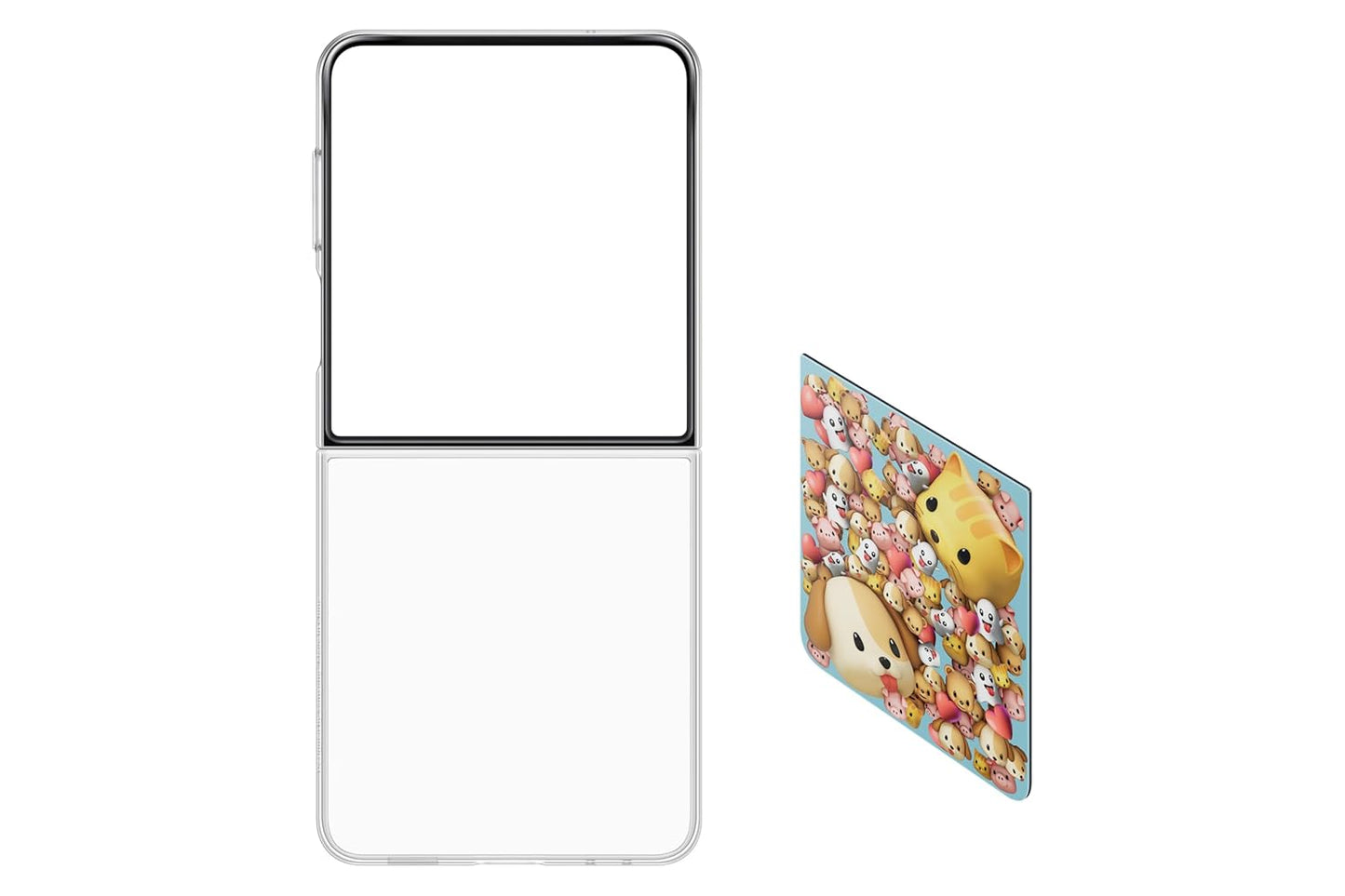 Samsung Galaxy Flip7 Flipsuit Case (Transparent) – Ultra Slim Polycarbonate, Anti-Yellowing, Customizable LED Animation, Eco-Friendly, Wireless Charging Compatible