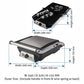 Glen SA3031 2000W Contact Grill with 180° Opening, Non-Stick Plates & Oil Collector Tray – Healthy Indoor Grilling | Suraj Electronics
