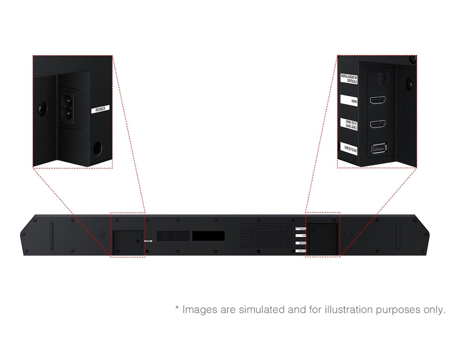 Samsung HW-Q600F/XL 3.1.2ch Soundbar | Dolby Atmos | Q-Symphony | Subwoofer | Suraj Electronics Delhi NCR