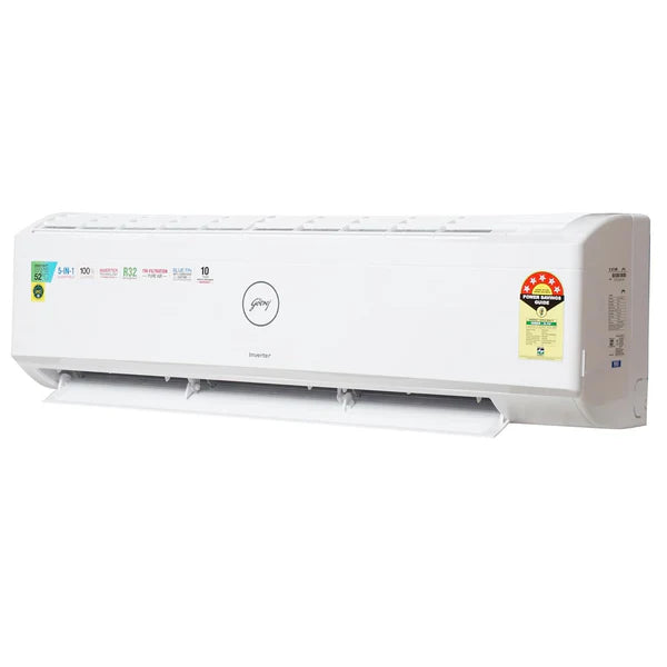 Godrej SIC 18ITC5-WYD 1.5 Ton 5 Star, 5-In-1 Convertible Cooling, Inverter Split AC,Anti-Dust Filter (Copper,  White)