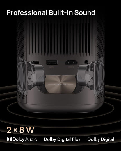 XGIMI MoGo 2 Pro Full HD Portable Projector | 400 ISO Lumens | Android TV 11 | 2×8 W Harman Kardon | Auto Focus &amp; Screen Adaption | Suraj Electronics Delhi NCR