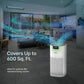 Qubo Smart Air Purifier Q600 | 4-Layer Filtration | HEPA H13 | QSensAI Smart Mode | 600 Sq. Ft. Coverage | App &amp; Voice Control | Suraj Electronics