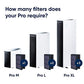 Blueair Filter SmokeStop for Pro Series (For Air Purifier models Pro XL. Pro L, Pro M)
