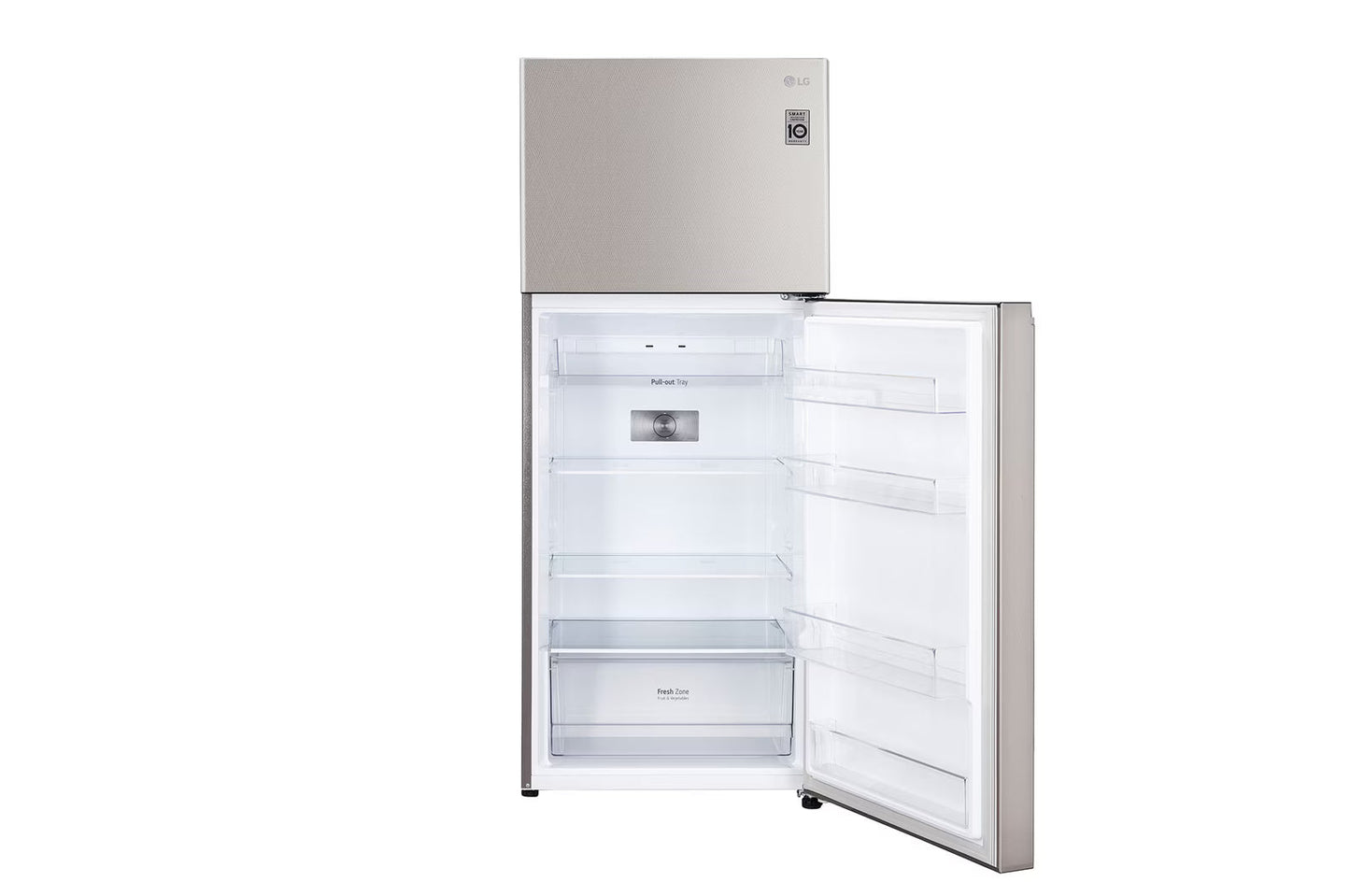 LG GL-S342SUSY 322L Double Door Refrigerator, Smart Inverter Compressor, Convertible Multi Air Flow , Urban Steel, 2 Star