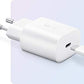 Samsung 25W C TO C Super Fast Charging Travel Adapter for Cellular Phones - White