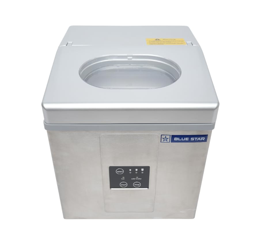 Blue Star ICM15 15 Kg/Day Bullet Ice Cube Machine | Air-Cooled Compact Ice Maker