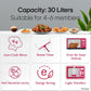 LG MS3032BK 30 L Solo Microwave Oven | iWave Technology | Steam Clean | 44 Auto Cook Menu | Suraj Electronics Delhi NCR