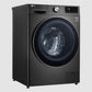 LG FHD0905STB 9 kg / 5 kg 5 Star AI Direct Drive WiFi Front Load Washer Dryer | TurboWash 360°, Steam+, Inverter Motor, Smart ThinQ App, Made in India