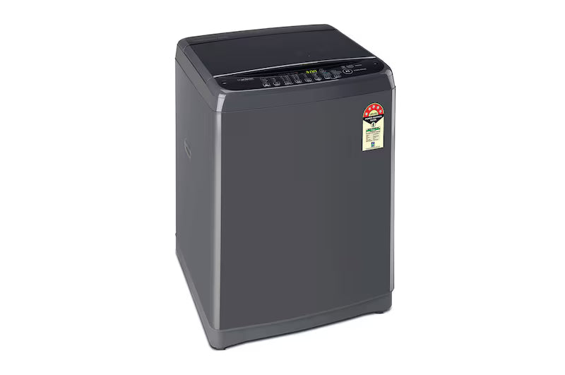 LG T80SNMB1Z 8 Kg Top Load Washing Machine | Smart Inverter Motor, TurboDrum, Auto Pre Wash, Soft Closing Door – Middle Black