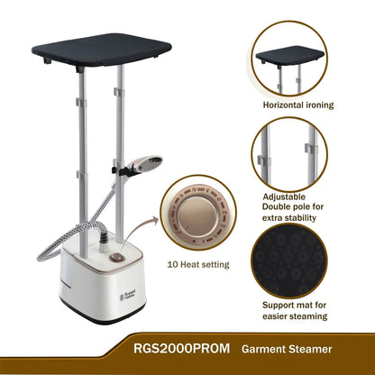 Russell Hobbs Garment Steamer 2000 Watts RGS2000PROM