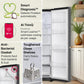 LG GL-L257CMC3 630L 3 Star Side-by-Side Refrigerator – Wi-Fi Convertible, Door Cooling+, Hygiene Fresh+, Smart Inverter, Water & Ice Dispenser | Matt Black