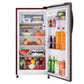 LG GL-B211HSBD, 201 Ltrs 3 Star Inverter Direct Cool Single Door Refrigerator,  Scarlet Bloom