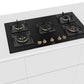 Bosch PNV9B6F20I 90cm Built-in Gas Hob | 5 Brass Burners | Auto Ignition | Tempered Glass | Flame Failure Safety | Cast Iron Support