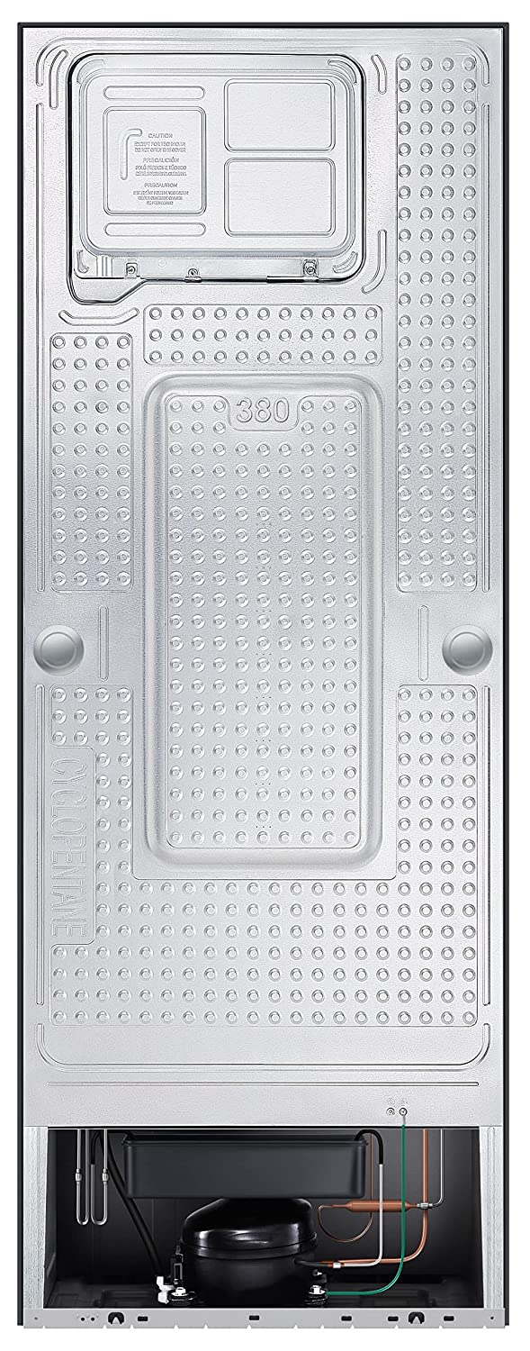 Samsung RT42C5C52BS/HL 376L 2 Star Inverter Frost-Free Convertible 5 In 1 Curd Maestro Double Door Refrigerator (Black Inox)