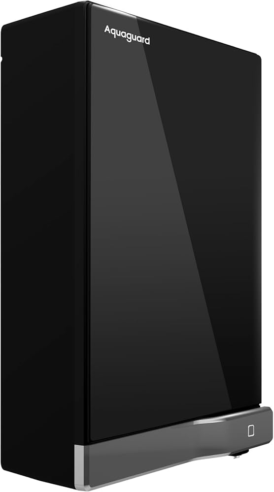 Aquaguard Slim Glass 9-Stage RO+UV Water Purifier | Toughened Glass Body | Active Copper | Real-Time TDS Display | 3.6L Tank | Wall Mount