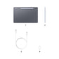 Samsung Galaxy Tab S10 Plus, S Pen in-Box, 31.5 cm (12.4 inch) Dynamic AMOLED 2X Display, 12 GB RAM, 256 GB Storage, Wi-Fi Tablet, Moonstone Gray