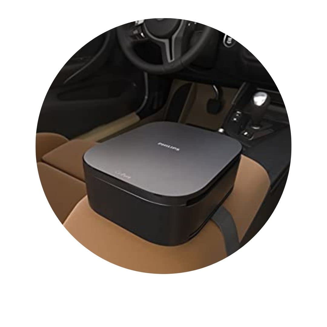 Philips GoPure 3211 Car Air Purifier | HEPA + HESA Filter | Removes PM2.5, NO₂, SO₂ &amp; Odors | Suraj Electronics Delhi NCR