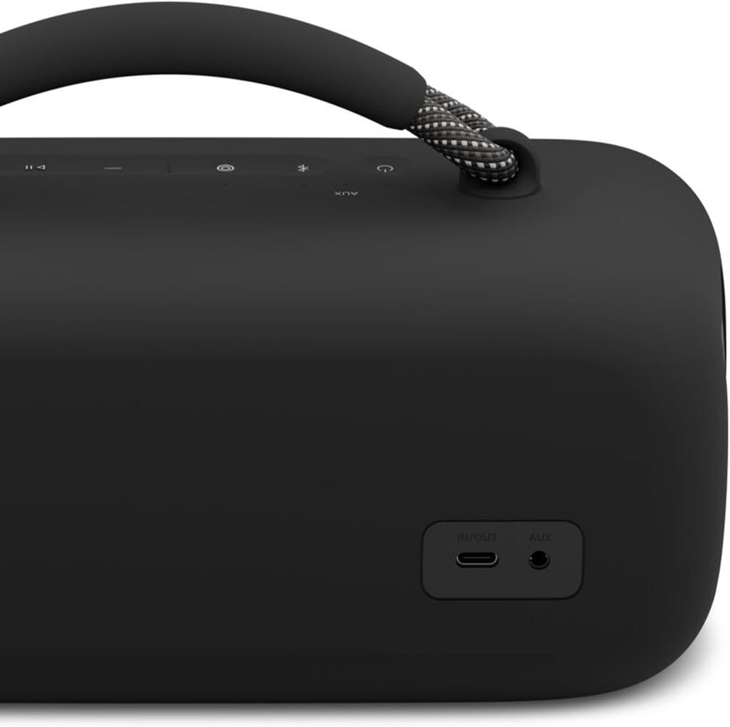 Bose SoundLink Max Portable Speaker, Large Waterproof Bluetooth Speaker, Up to 20 Hours of Battery Life, USB-C, Built-In 3.5mm AUX Input, Black 883848-0010