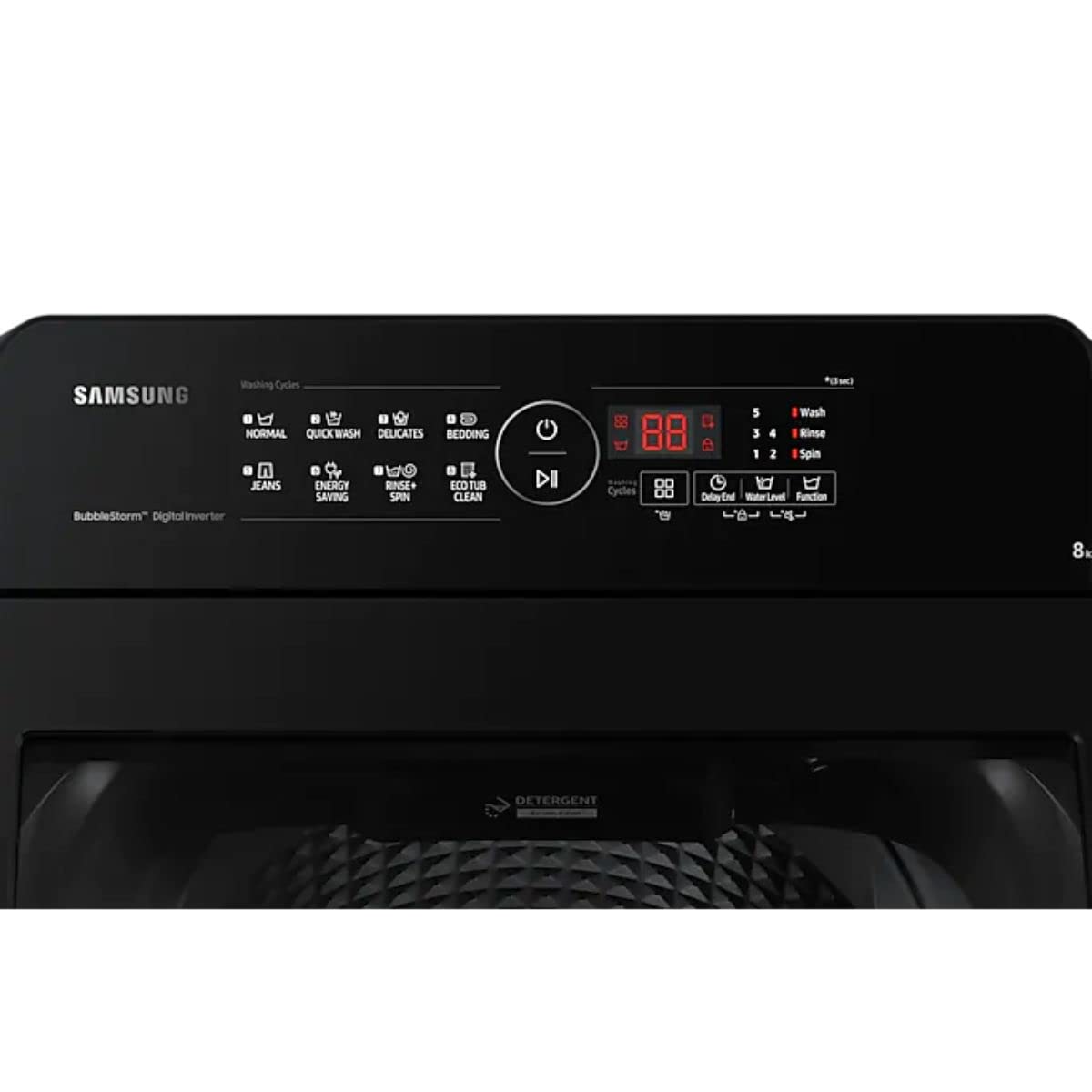 Samsung WA80BG4441BDTL 8.0 5 star Fully Automatic Top Load Washing Machine Appliance (Versailles Gray)