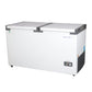 Voltas CB HT 400 DD 400 Litre 2-Door Combo Cooler Cum Freezer | Castor Wheels | White