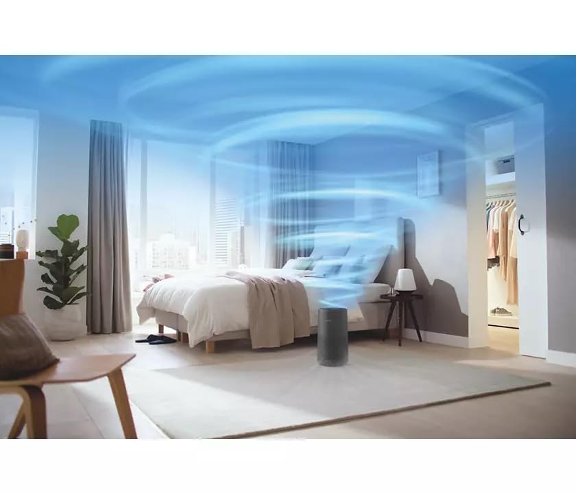 Philips AC1711/61 Portable Room Air Purifier with HEPA Filter, VitaShield Technology & Intelligent Auto Mode – 300 m³/h CADR, 99.9% Virus Removal – Black | Suraj Electronics