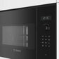 Bosch BEL554MB0I 25 Litre Series 6 Built-In Microwave Oven Stainless Steel Microwave Oven (Black) (Series 6)